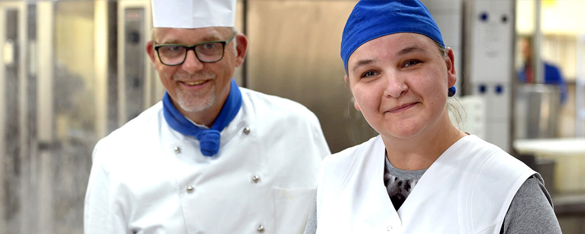 Mitarbeiter in der Küche